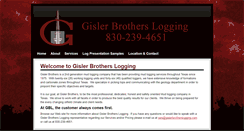 Desktop Screenshot of gislerbrotherslogging.com